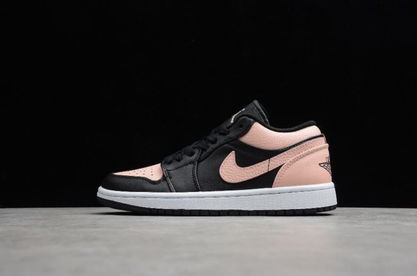 Men's Air Jordan 1 Low GS Crimson Tint Black Arctic Orange White Basketball Shoes