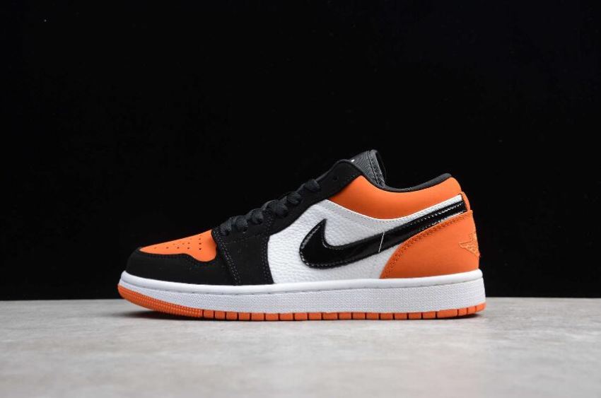 Women's Air Jordan 1 Low Starfish Orange Basketball Shoes