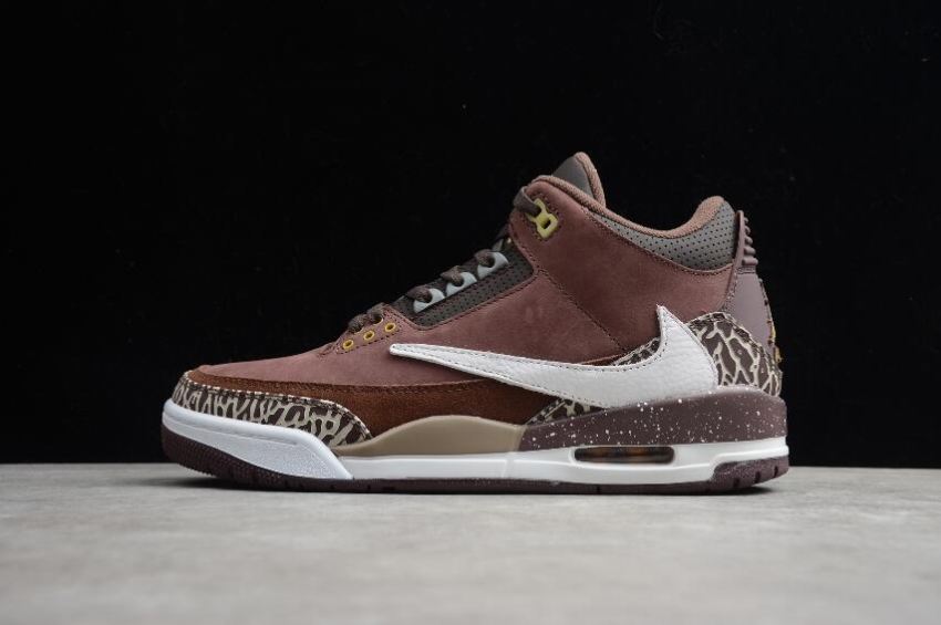 Men's Air Jordan 3 Retro Antique Brass Basketball Shoes