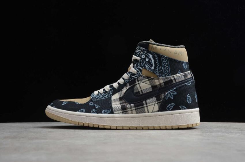 Men's Air Jordan 1 High OG Travis Scott Basketball Shoes - Click Image to Close