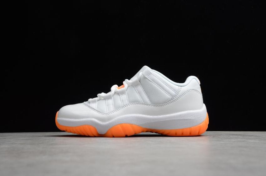 Women's Air Jordan 11 Retro Low Bright Citrus White AH7860-139 Shoes Basketball Shoes