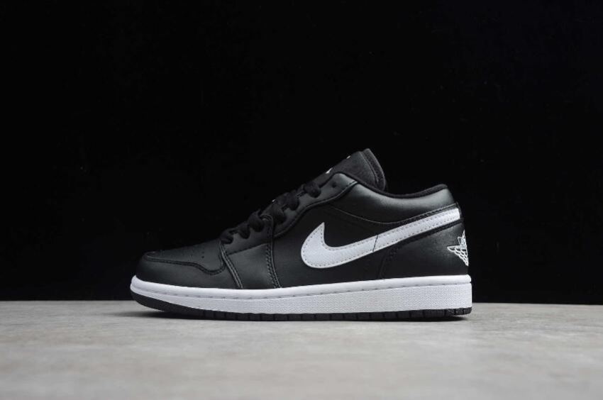 Men's WMNS Air Jordan 1 Low Black White Basketball Shoes