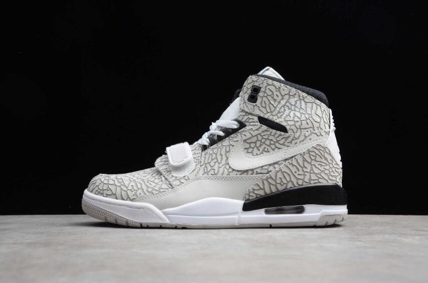 Women's Air Jordan Legacy 312 Wolf Grey Light Graphite Sail AV3922-002 Basketball Shoes - Click Image to Close