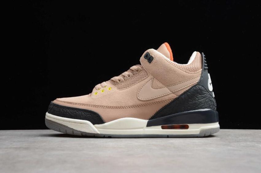 Men's Air Jordan 3 Retro JTH NRG Bio Beige Camellia Basketball Shoes