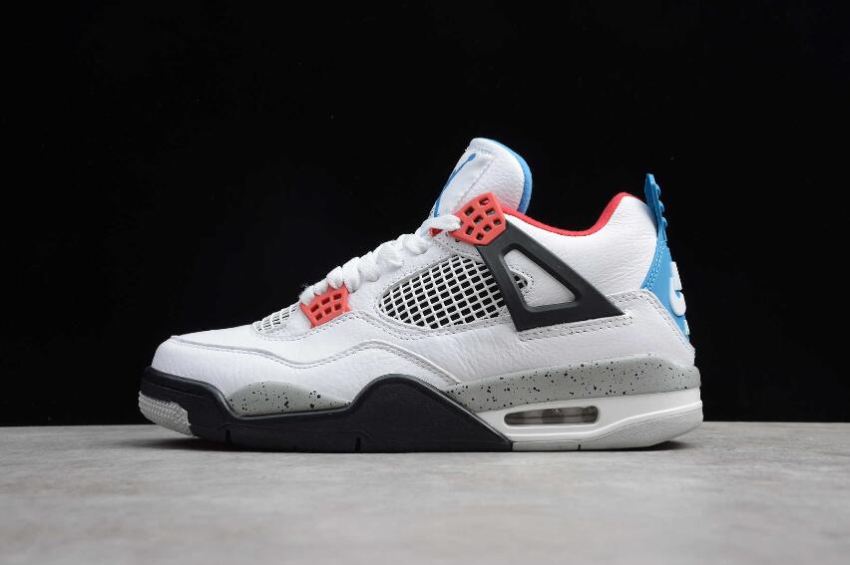 Women's Air Jordan 4 Retro SE Mandarin Duck Match Colors Basketball Shoes - Click Image to Close