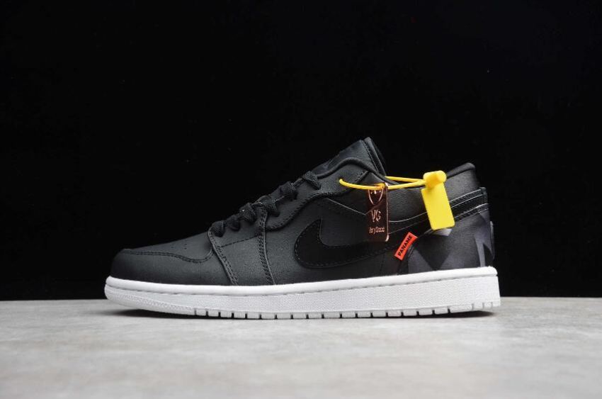 Women's Air Jordan 1 Low PSG Black Infrared 23-White Basketball Shoes - Click Image to Close