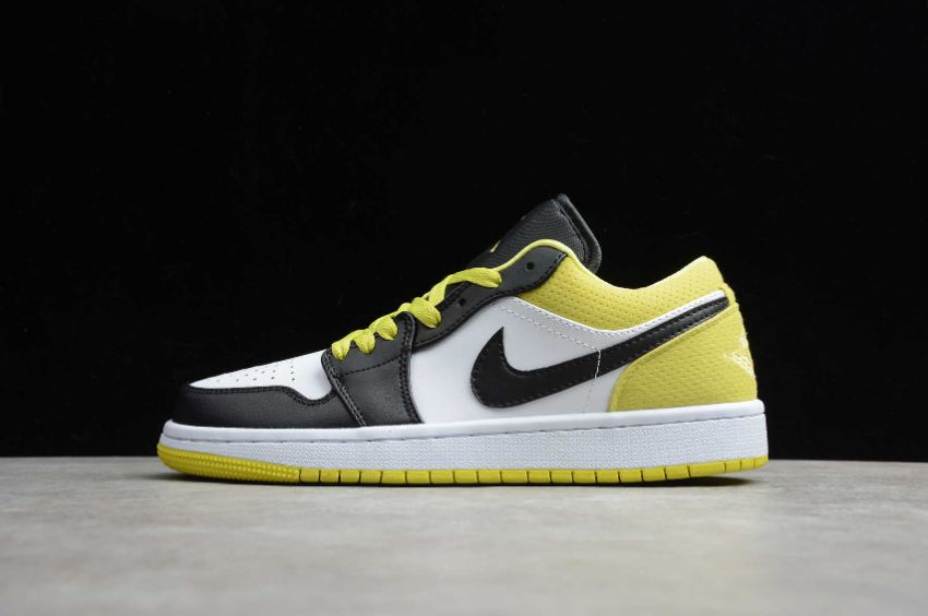 Women's Air Jordan 1 Low White Black Suede Green Basketball Shoes - Click Image to Close