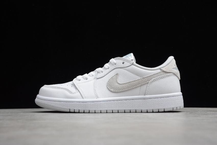 Women's Air Jordan 1 Low CNY Neutral Grey Barely Grape Hyper Crimson Basketball Shoes - Click Image to Close