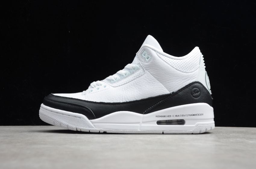 Men's Air Jordan 3 Retro SP White Black Basketball Shoes - Click Image to Close