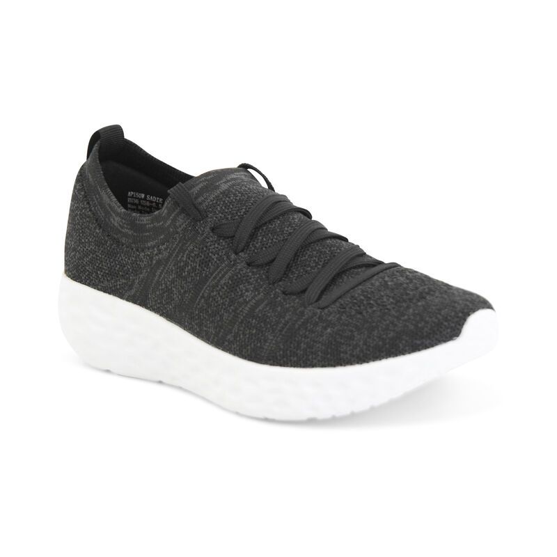 Aetrex | Women's Sadie Arch Support Sneakers-Black | New Arrivals