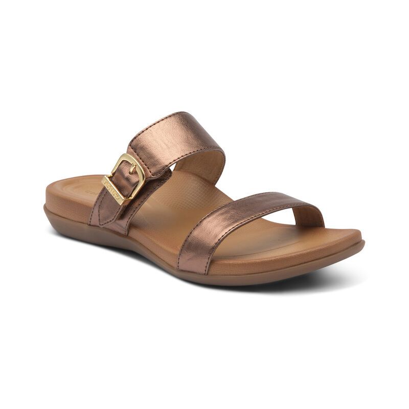 Aetrex | Women's Mimi Water-Friendly Sandal-Bronze | New Arrivals