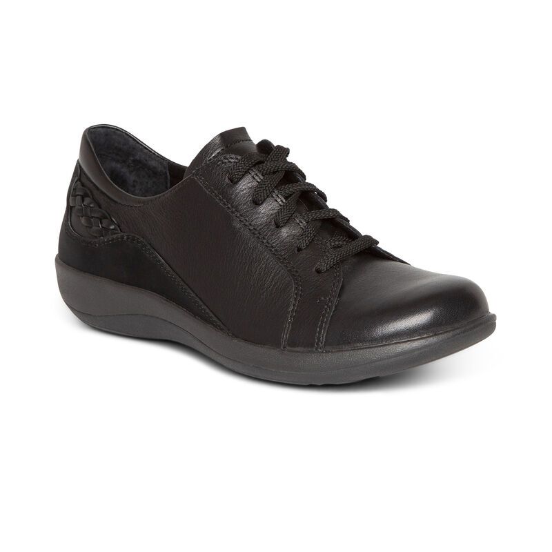 Aetrex | Women's Dana Lace Up Oxford-Black | New Arrivals