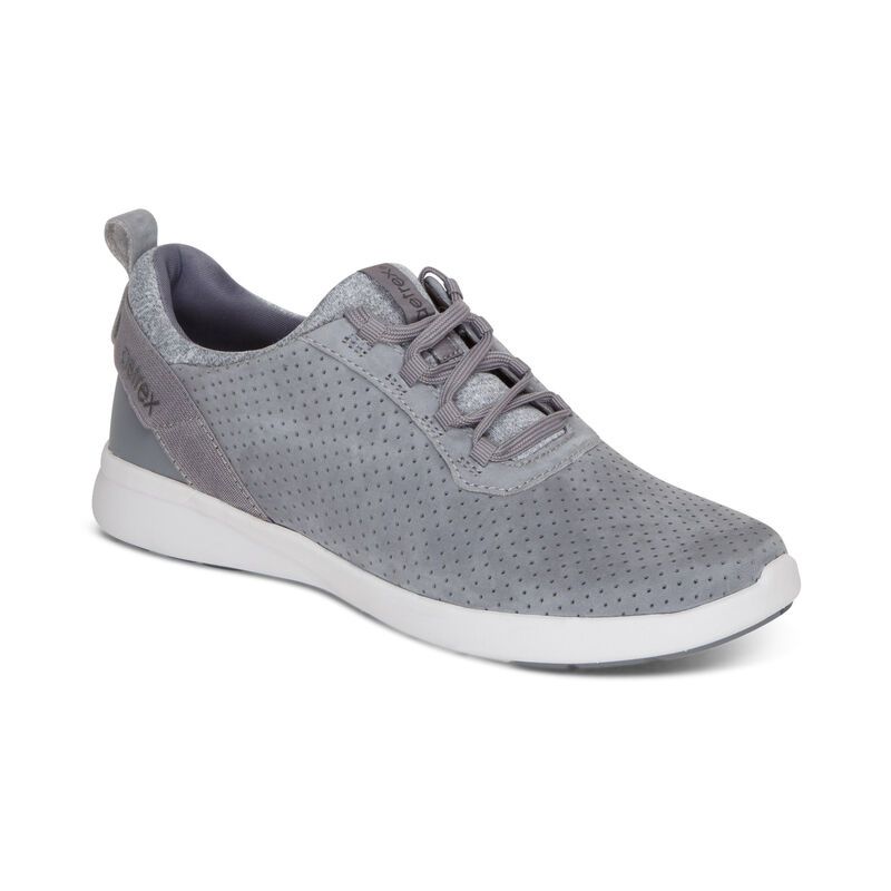 Aetrex | Women's Kora Arch Support Sneakers-Grey | New Arrivals