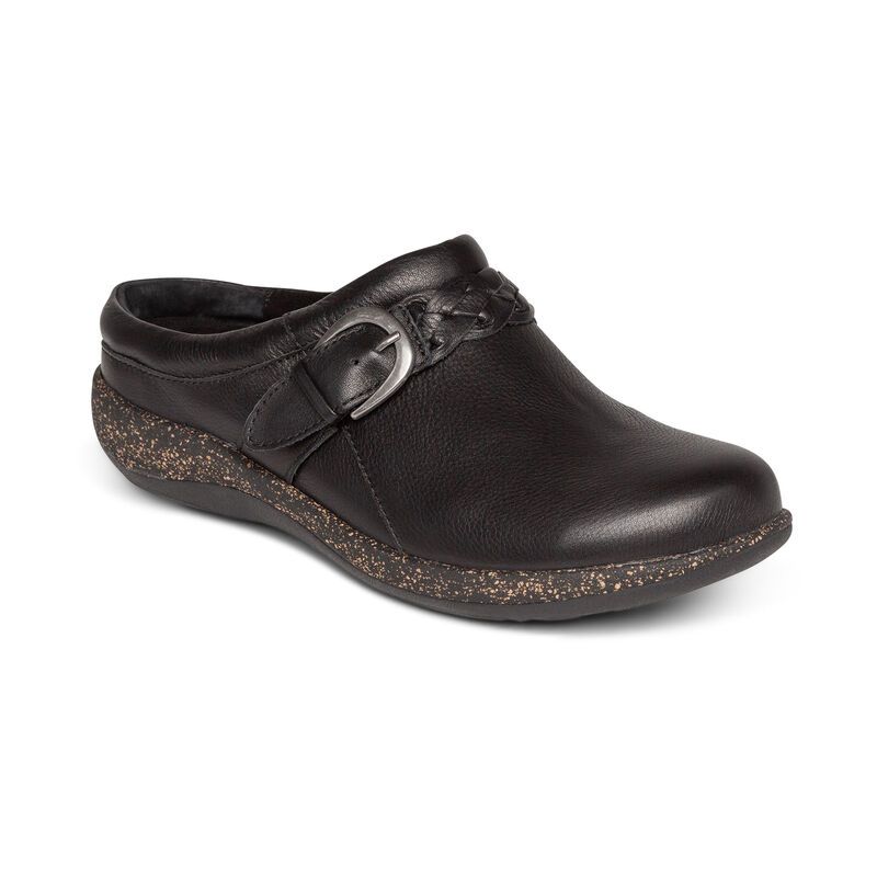 Aetrex | Women's Libby Comfort Clog-Black | New Arrivals