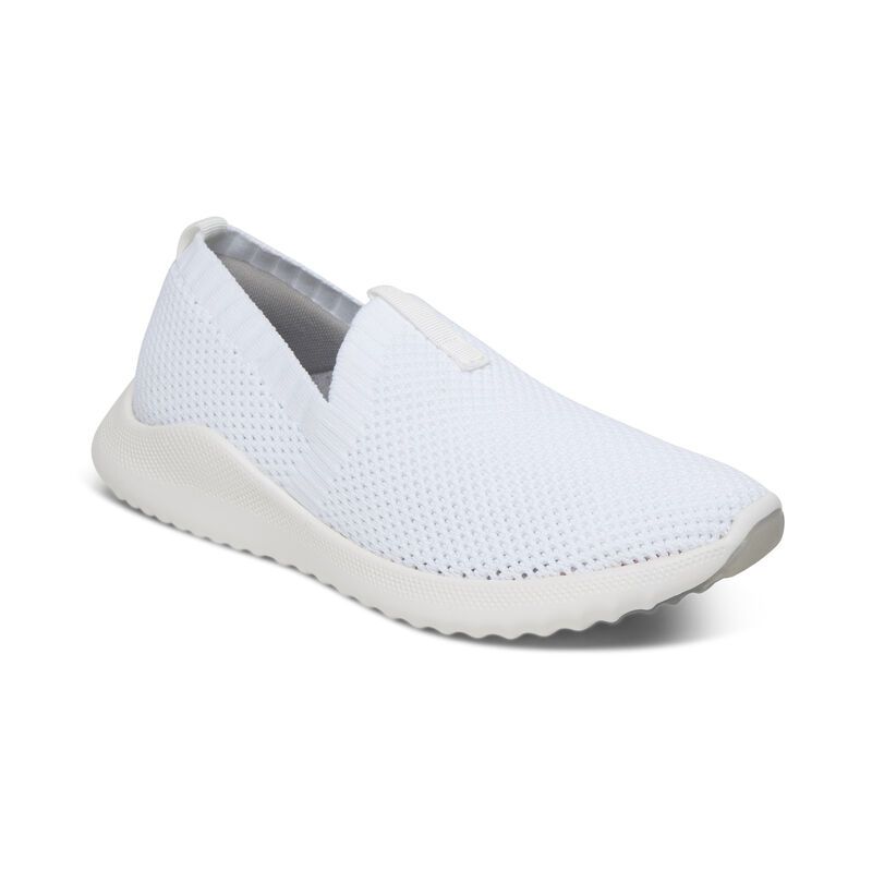 Aetrex | Women's Angie Arch Support Sneakers-White | New Arrivals