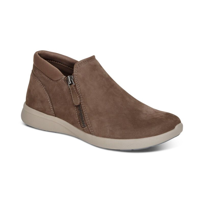 Aetrex | Women's Addie Arch Support Boot-Brown | New Arrivals