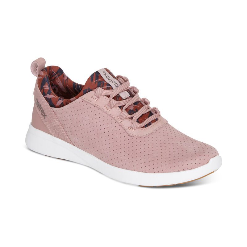 Aetrex | Women's Kora Arch Support Sneakers-Mauve | New Arrivals