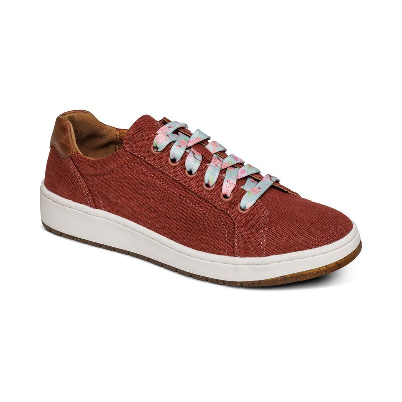 Aetrex | Women's Renee Arch Support Sneakers-Rose | New Arrivals