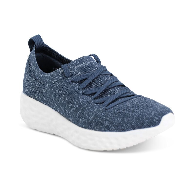 Aetrex | Women's Sadie Arch Support Sneakers-Navy | New Arrivals