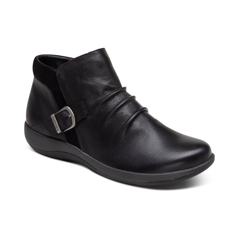 Aetrex | Women's Luna Ankle Boot-Black | New Arrivals