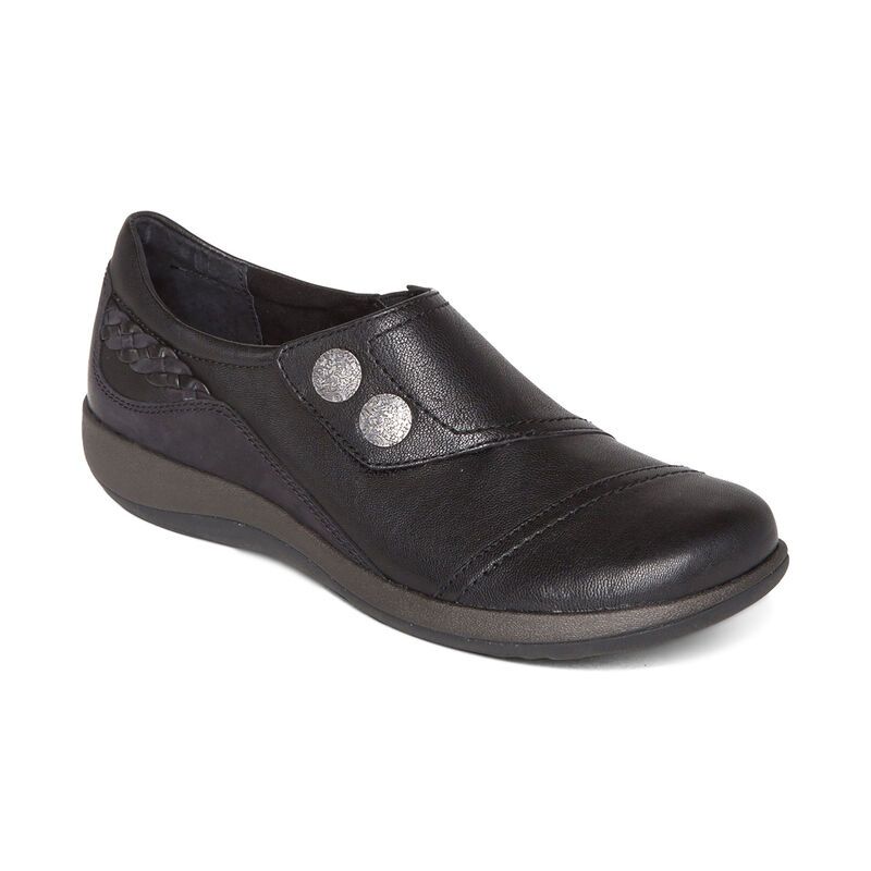 Aetrex | Women's Karina Monk Strap-Black | New Arrivals