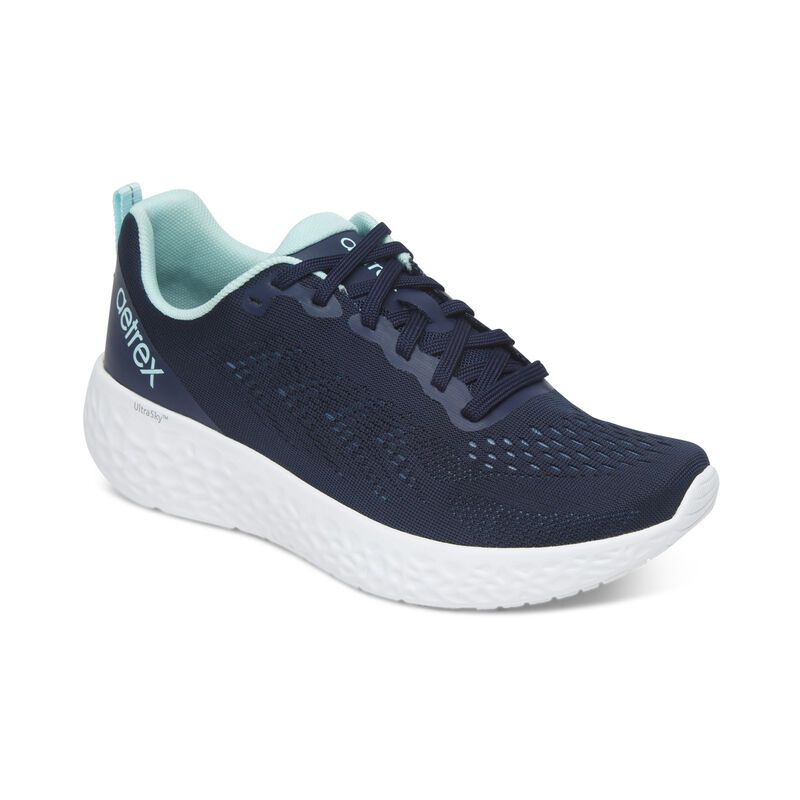 Aetrex | Women's Danika Arch Support Sneaker-Navy | New Arrivals