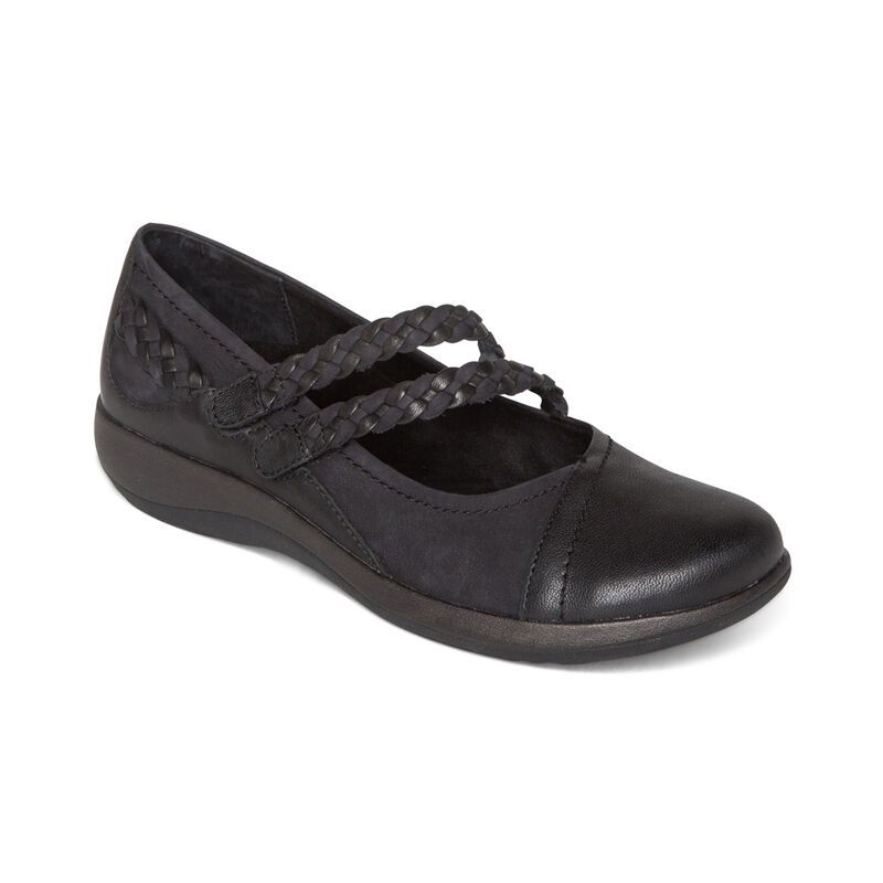 Aetrex | Women's Annie Mary Jane-Black | New Arrivals