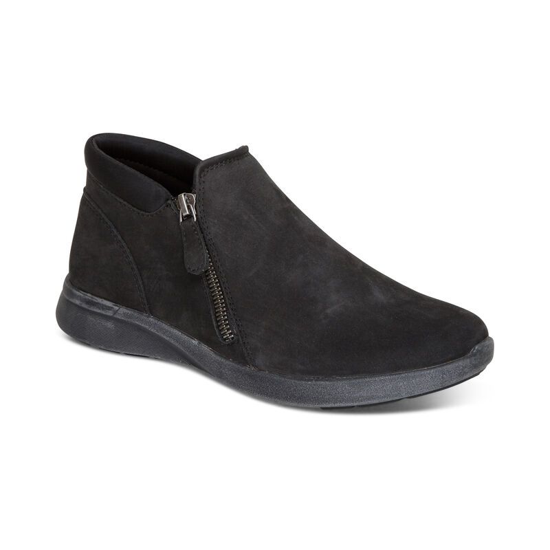 Aetrex | Women's Addie Arch Support Boot-Black | New Arrivals