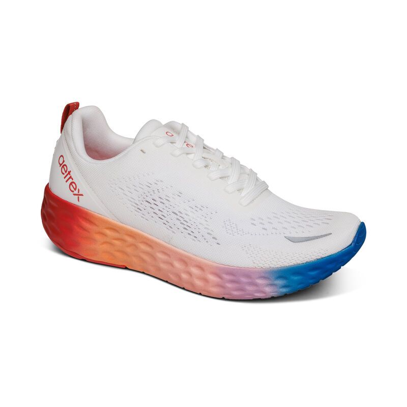 Aetrex | Women's Danika Arch Support Sneaker-White Ombre | New Arrivals