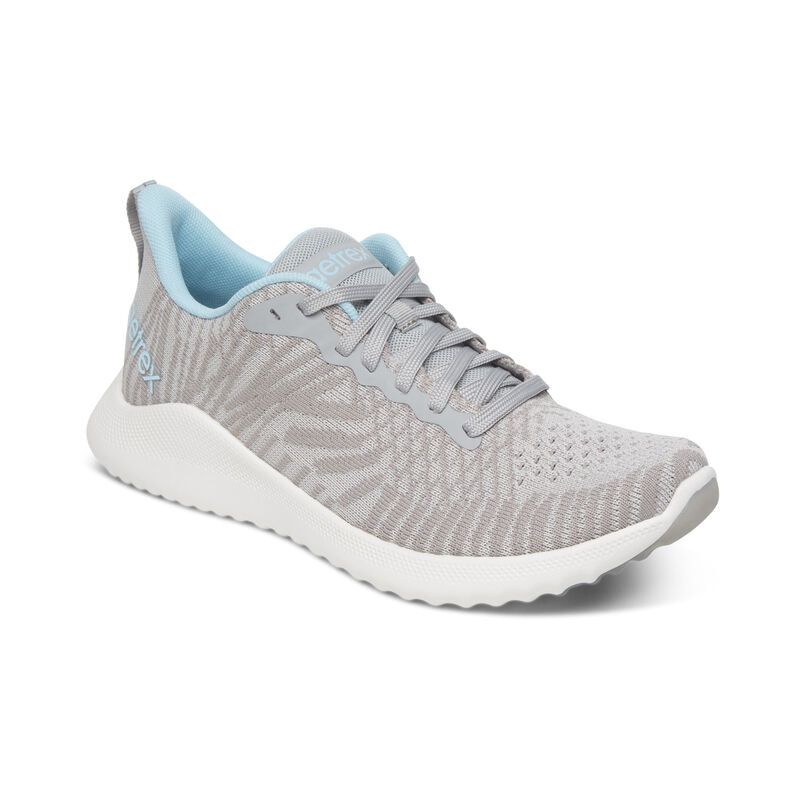 Aetrex | Women's Emery Arch Support Sneaker-Grey | New Arrivals