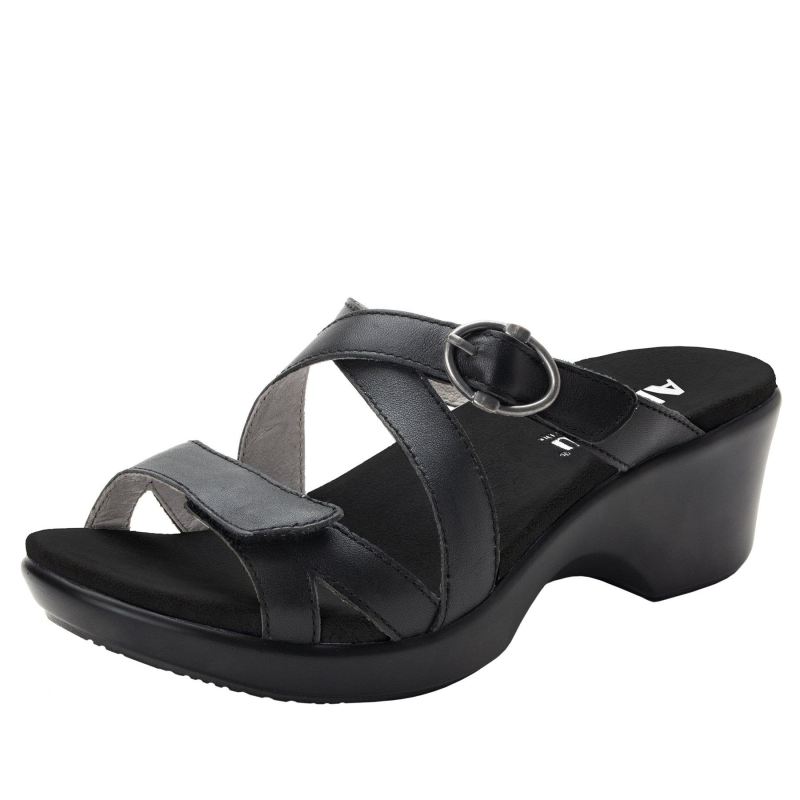 Alegria Women's Roux Black Sandals