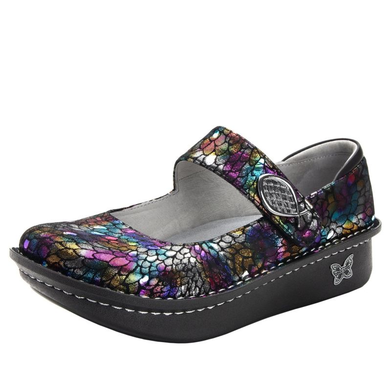 Alegria Women's Paloma Minnow Rainbow Mary Jane