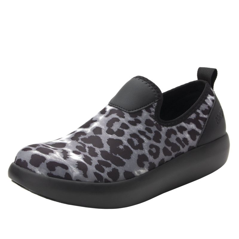 Alegria Women's Eden White Leopard Shoes