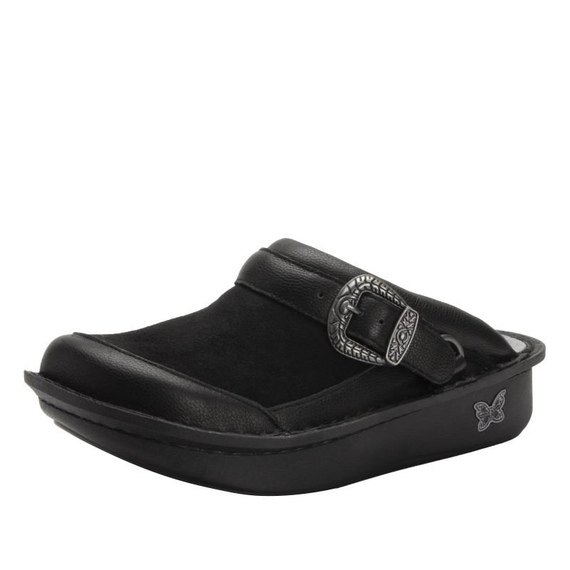 Alegria Women's Seville Black Flex Clogs