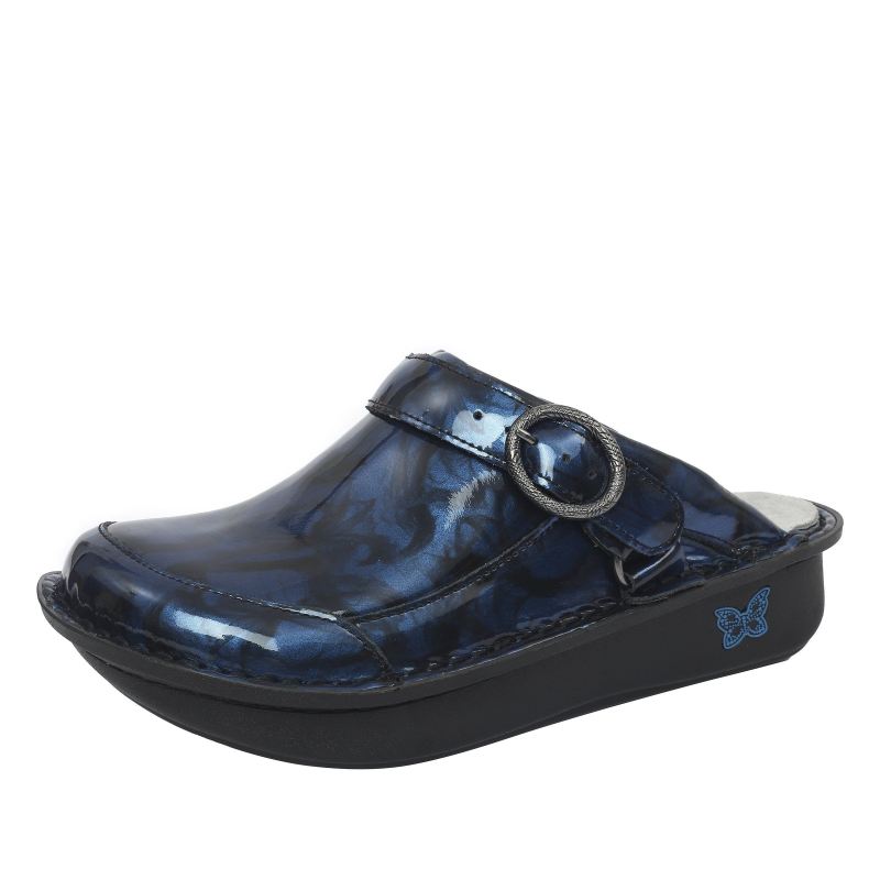 Alegria Women's Seville Indigo Mantle Clogs