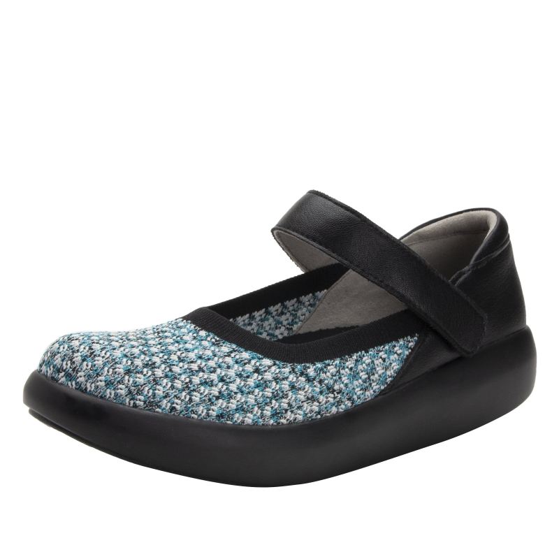 Alegria Women's Olivia Black Multi Mary Jane