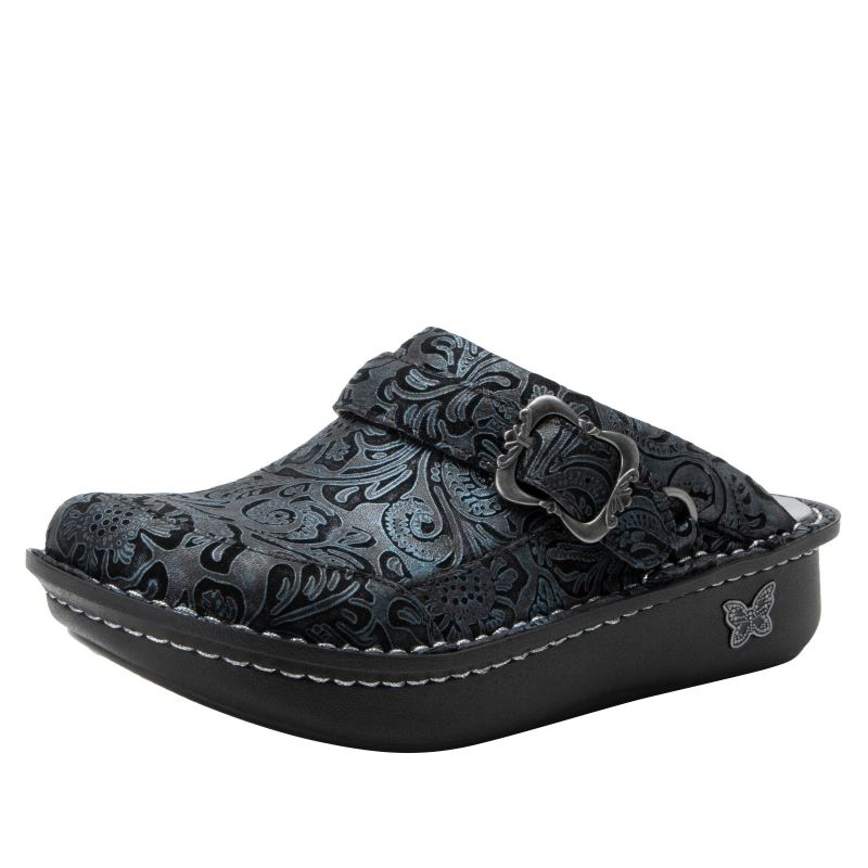 Alegria Women's Seville Navy Swish Professional Clogs