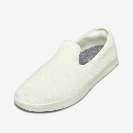 Allbirds | Women's Wool Lounger Fluffs-Natural White (Cream Sole)