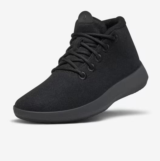 Allbirds | Men's Wool Runner-up Mizzles-True Black (Black Sole)