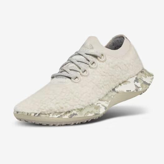 Allbirds | Women's Wool Dasher Fluffs-Natural White (Cloud Pixel Sole)