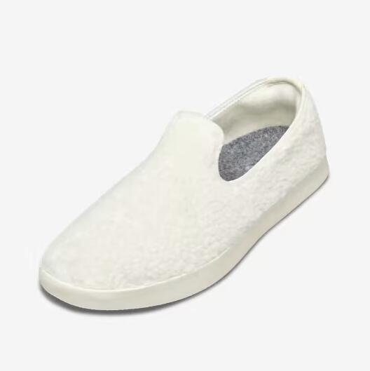 Allbirds | Men's Wool Lounger Fluffs-Natural White (Cream Sole)