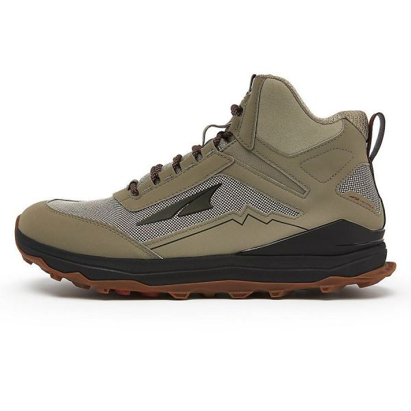 ALTRA RUNNING SHOES MEN'S LONE PEAK HIKER-Khaki