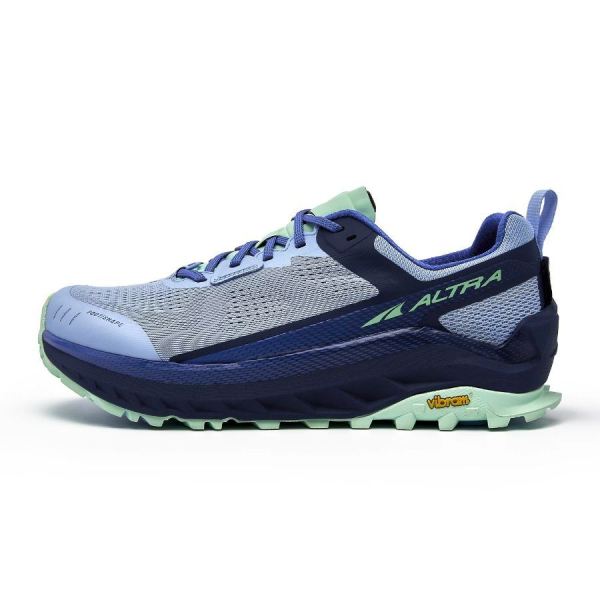 ALTRA RUNNING SHOES WOMEN'S OLYMPUS 4-NAVY/LIGHT BLUE