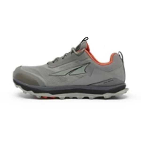 ALTRA RUNNING SHOES WOMEN'S LONE PEAK ALL-WTHR LOW-Gray/Orange