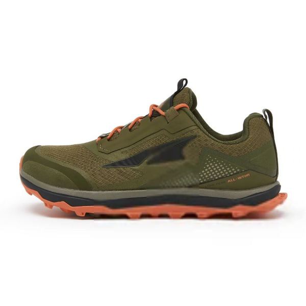 ALTRA RUNNING SHOES WOMEN'S LONE PEAK ALL-WTHR LOW-Dusty Olive