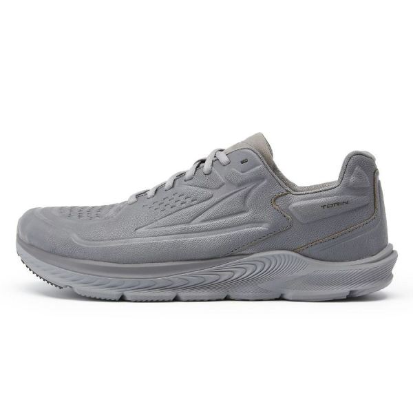 ALTRA RUNNING SHOES MEN'S TORIN 5 LEATHER-GRAY