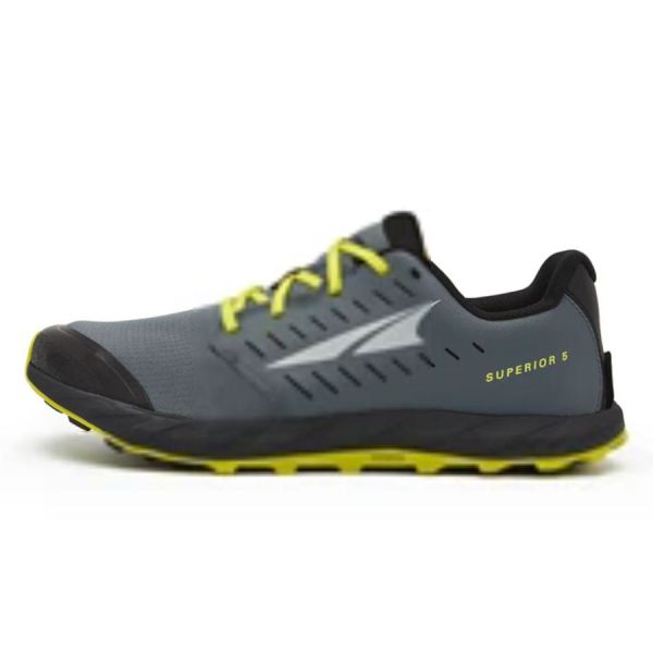 ALTRA RUNNING SHOES MEN'S SUPERIOR 5-Black/Gray - Click Image to Close