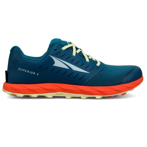 ALTRA RUNNING SHOES MEN'S SUPERIOR 5-Blue/Orange - Click Image to Close