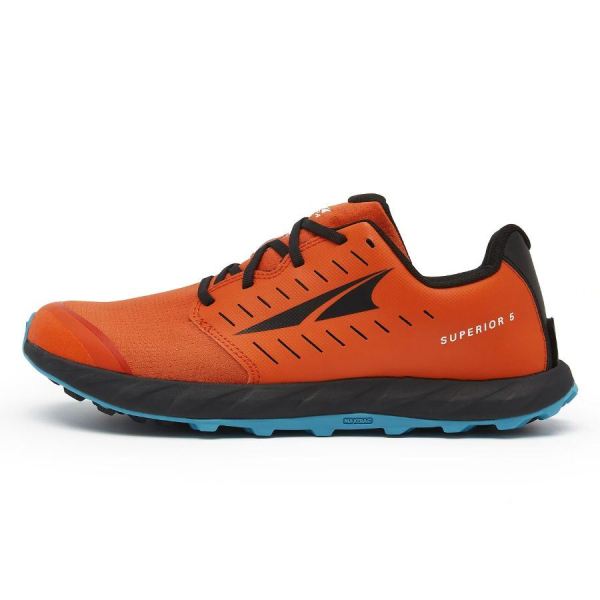 ALTRA RUNNING SHOES MEN'S SUPERIOR 5-Orange/Black - Click Image to Close