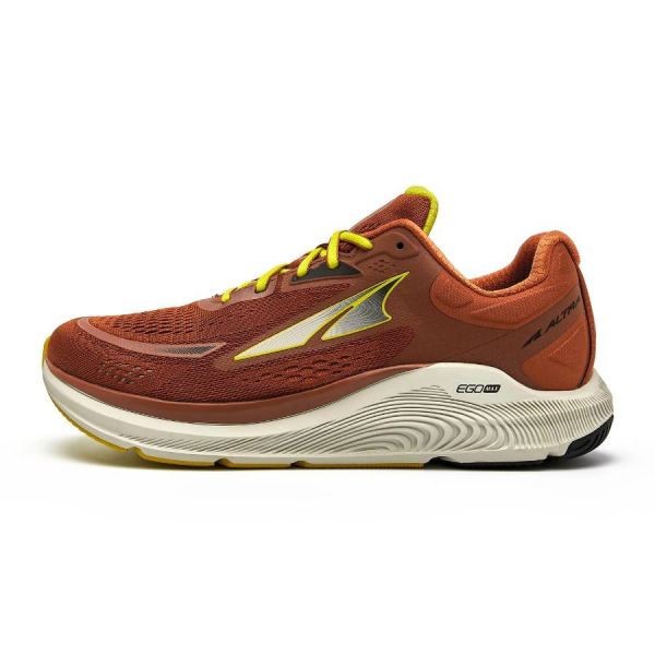 ALTRA RUNNING SHOES MEN'S PARADIGM 6-BURNT ORANGE